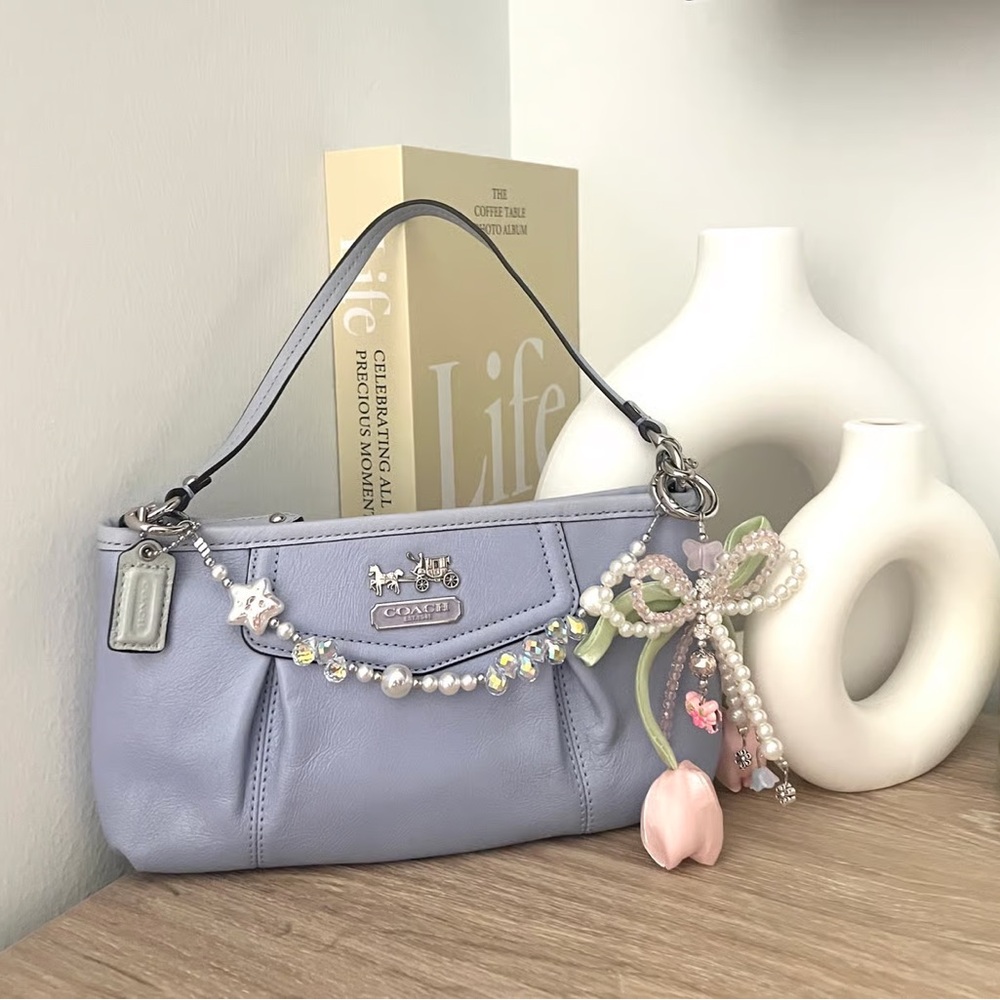 Coach Lavender Shoulder Bag - Picture 2 of 10